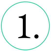 Number one graphic icon